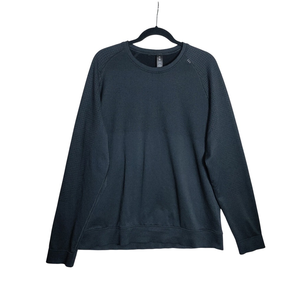 Lululemon Engineered Warmth Crewneck Merino Wool Sweater Black XXL